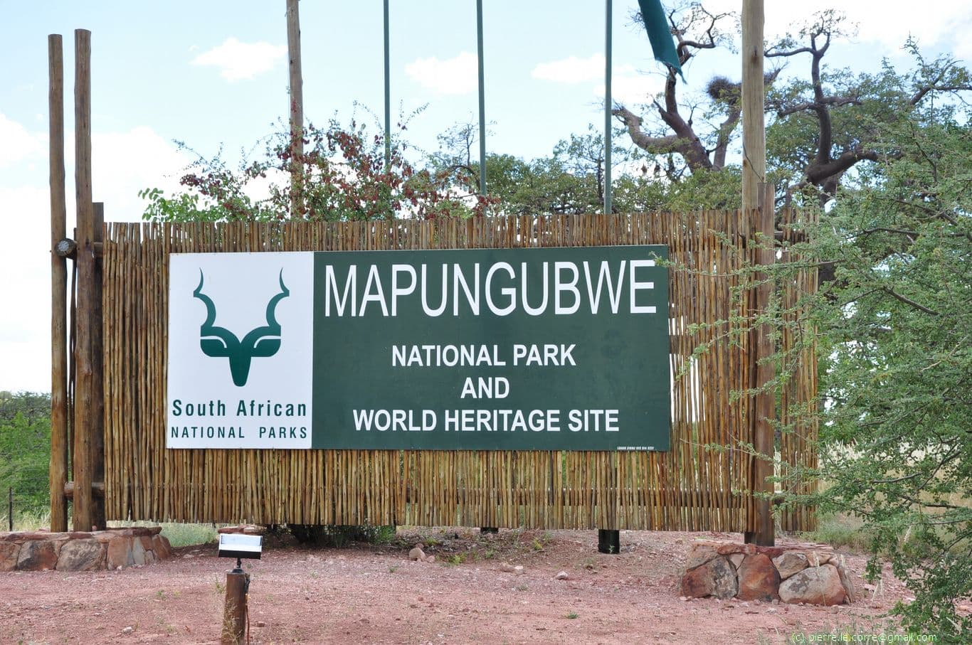 Entrée du Mapungubwe NP en 4x4