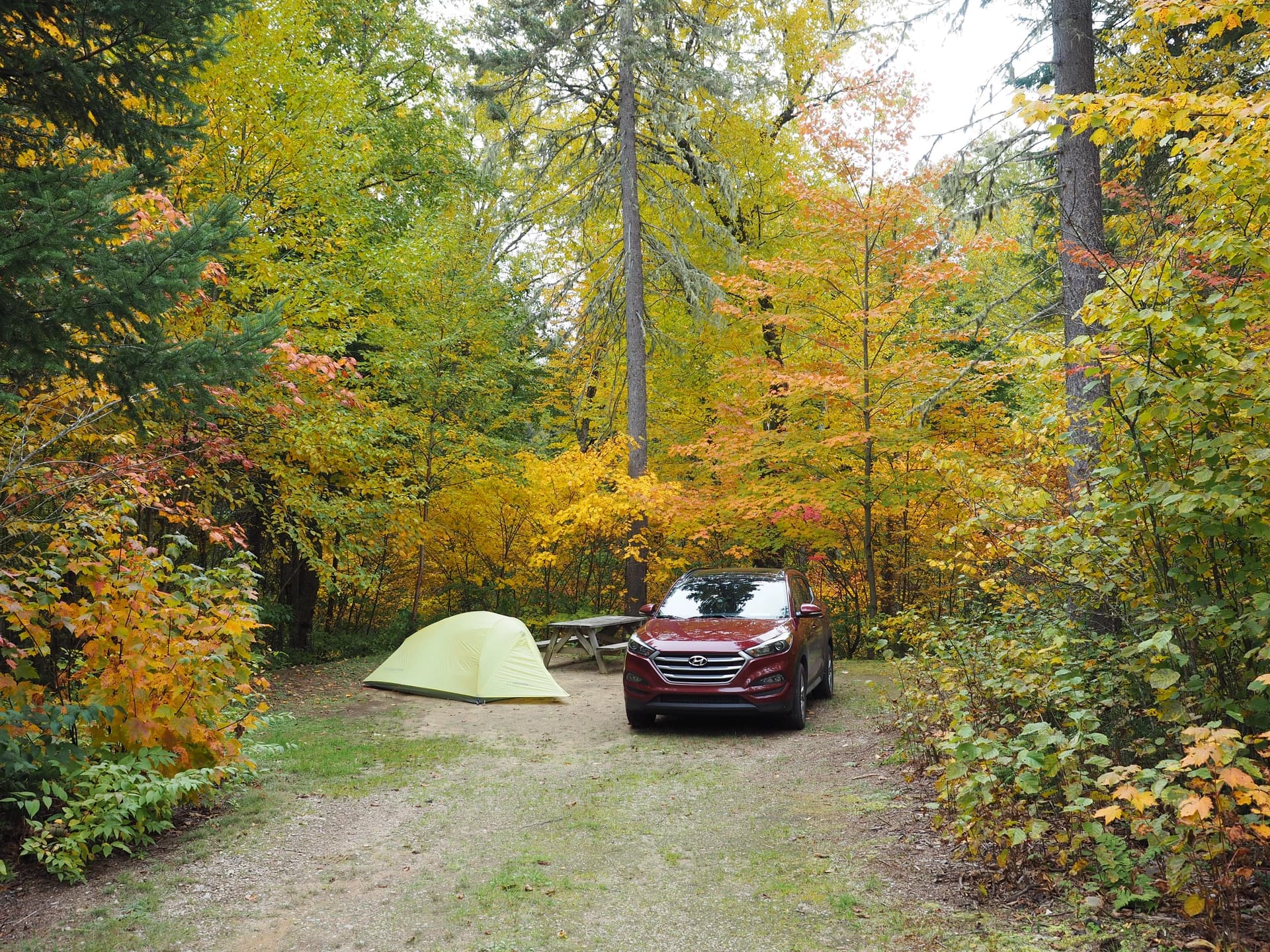 Parc national du Mont-Tremblant, campement de Grand-Pin (secteur de l'Assomption)