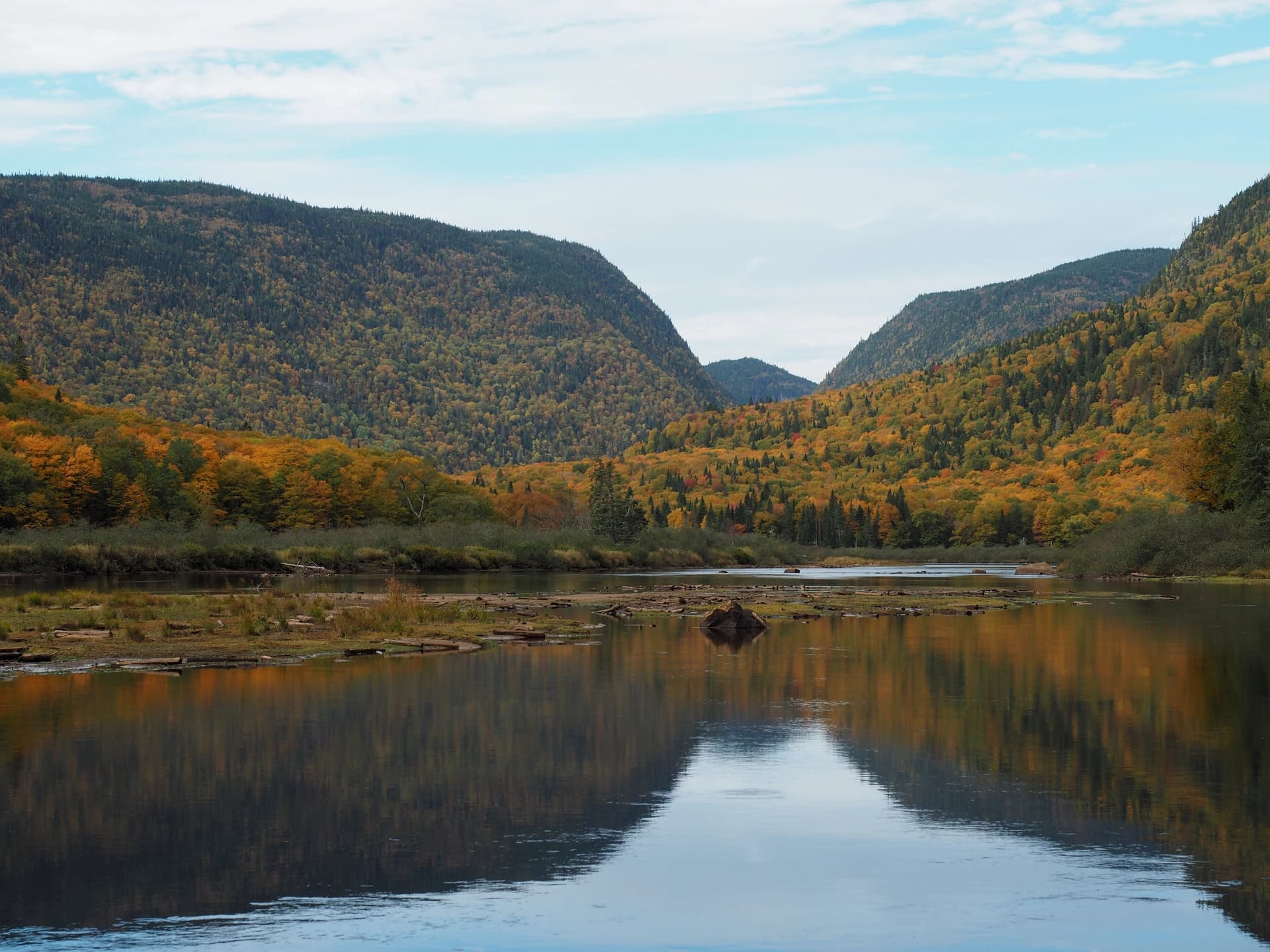 Parc de la Jacques Cartier, piste