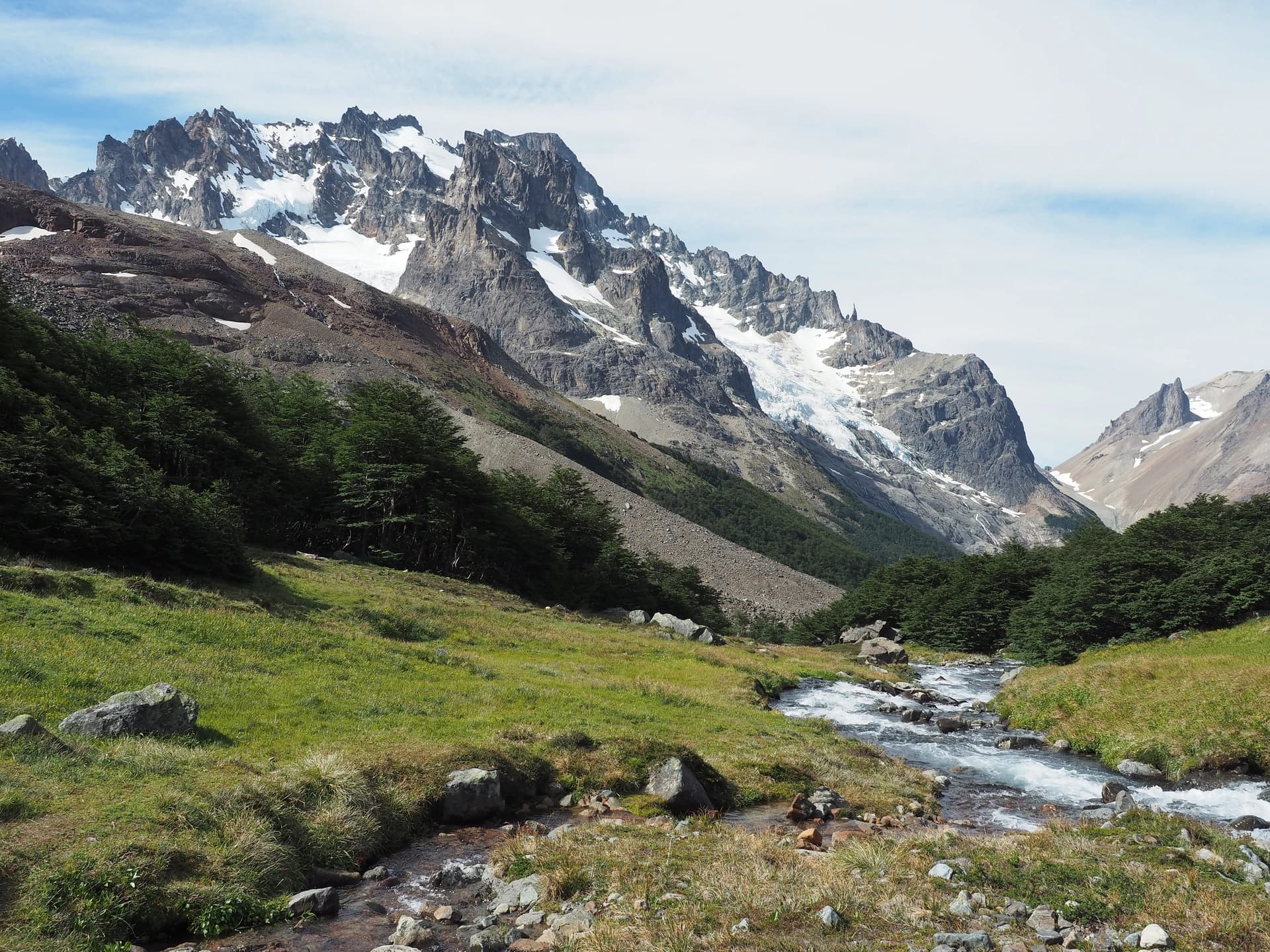 Cerro Castillo, bivouac in altitude