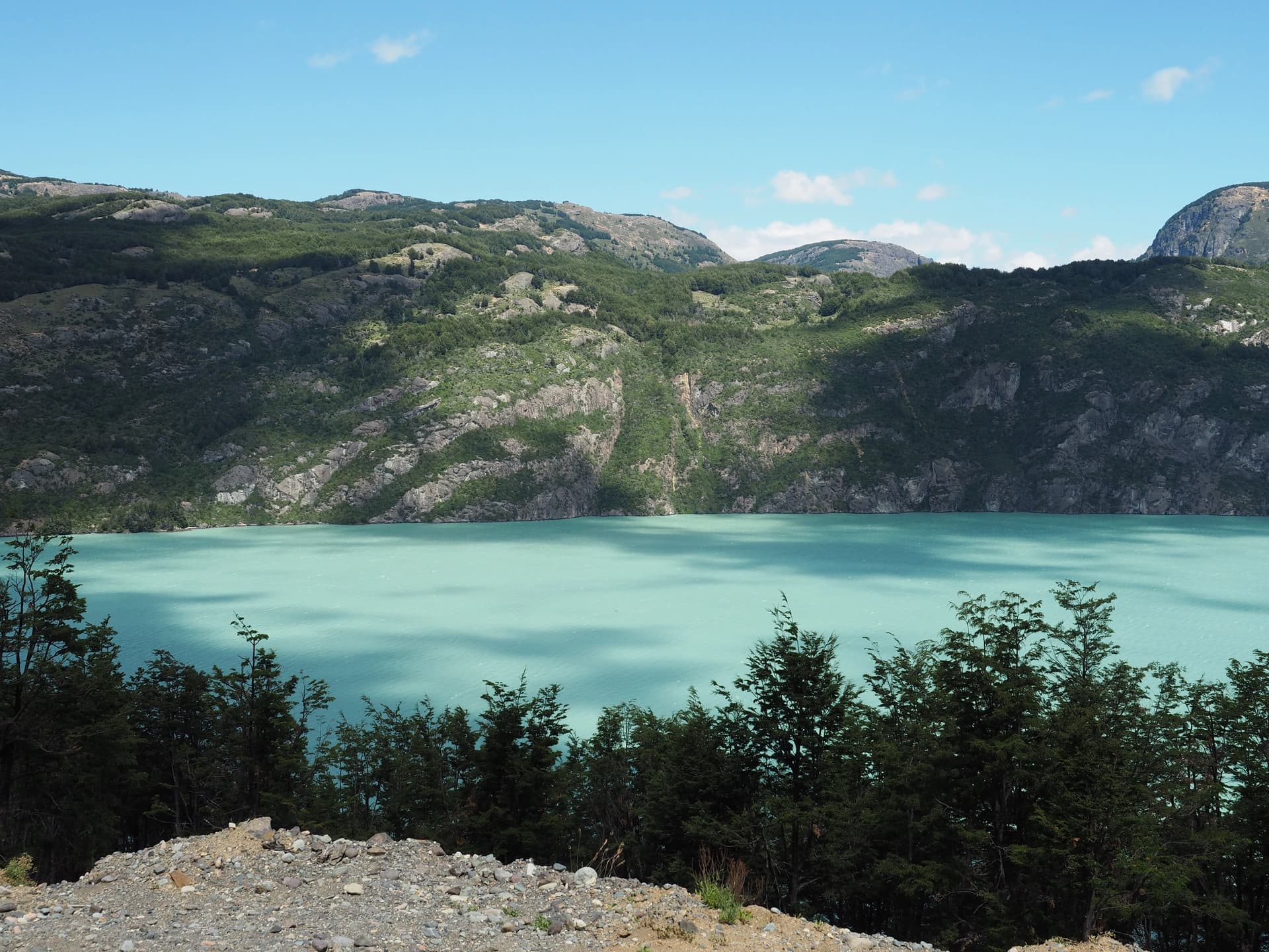 Lac en Patagonie sur la Carretera Austral, Chili