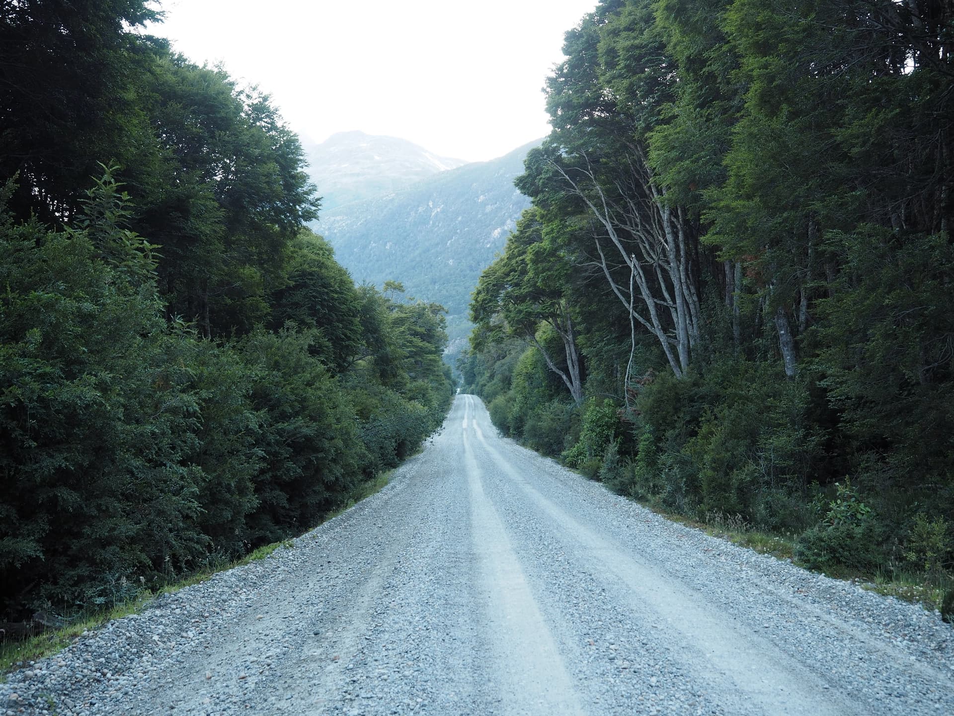 Route 7 dans une partie étroite