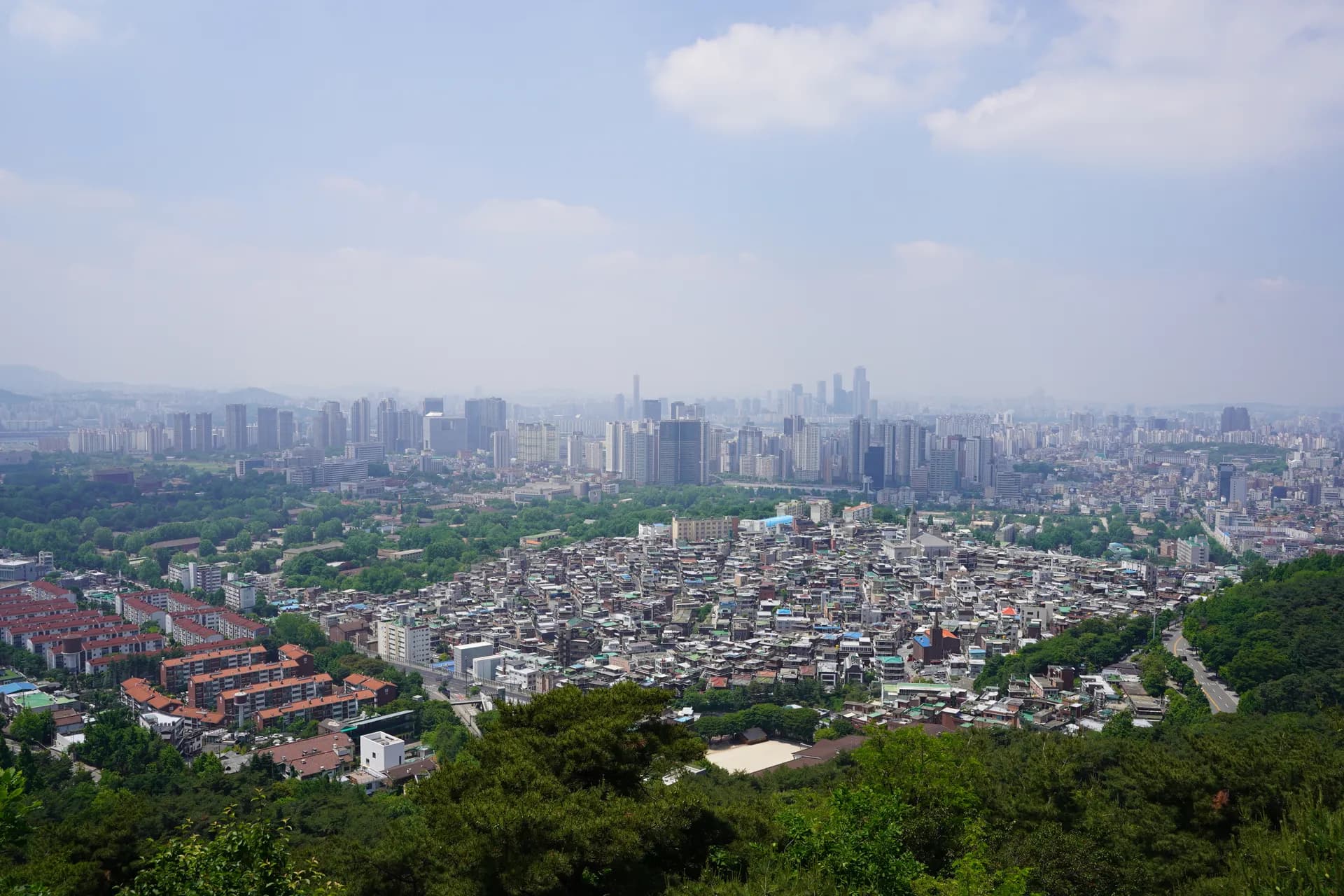 Point de vue depuis le circuit 'City walk Namsan'