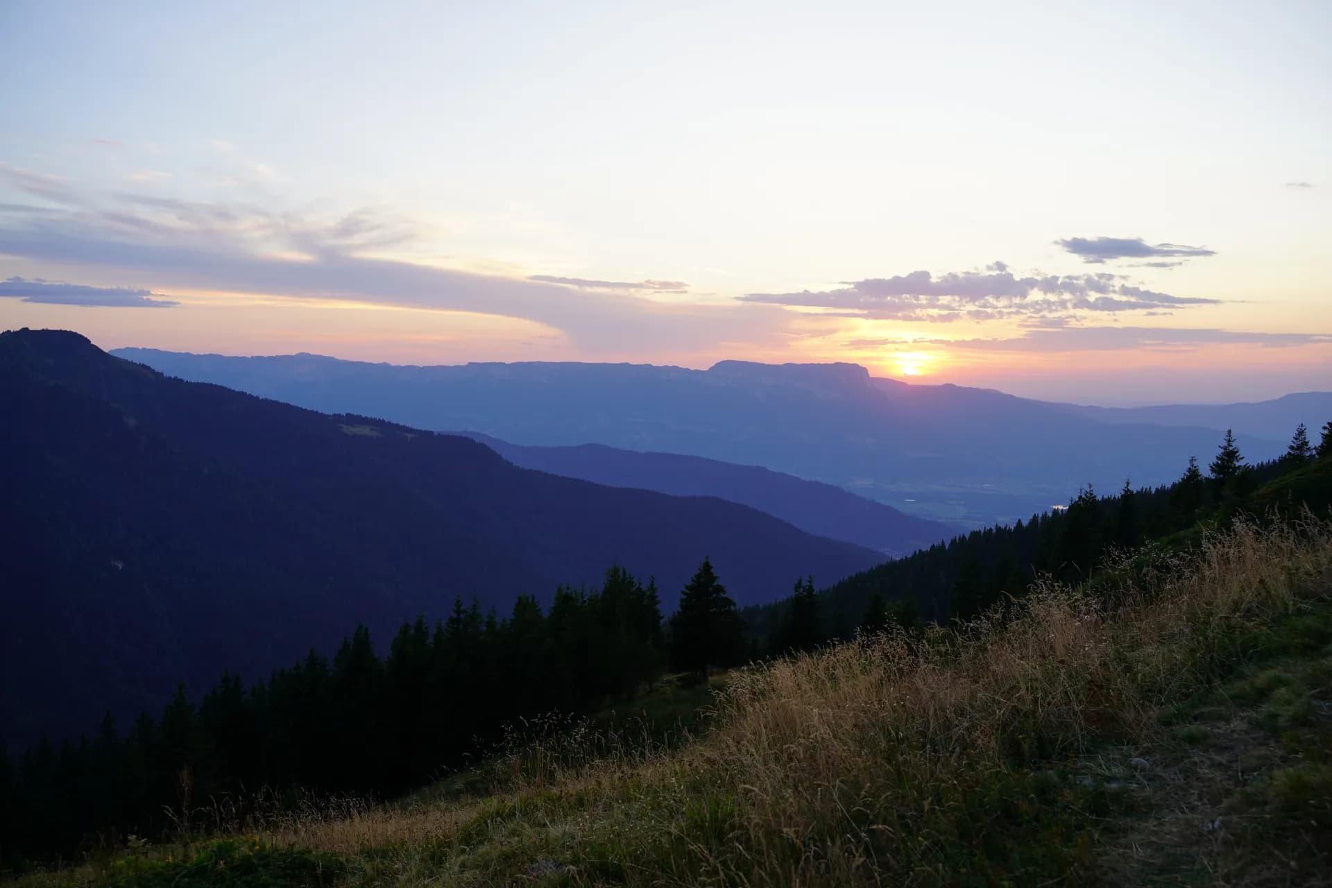 Sunset from the Perrière refuge