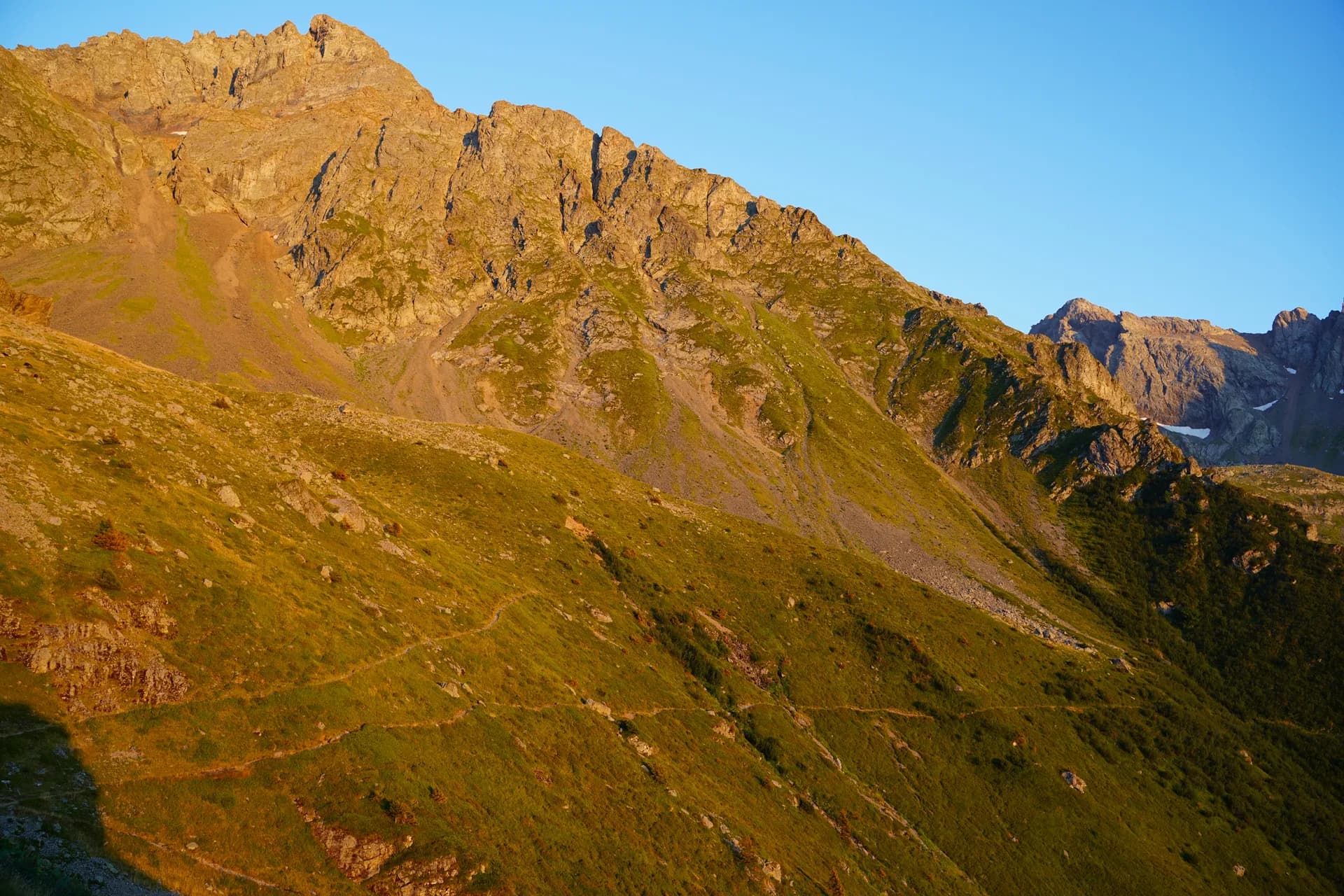 Sunset from the Jean Collet refuge