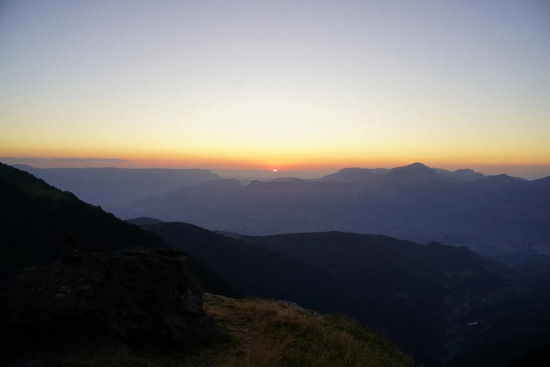 Sunset from the Jean Collet refuge