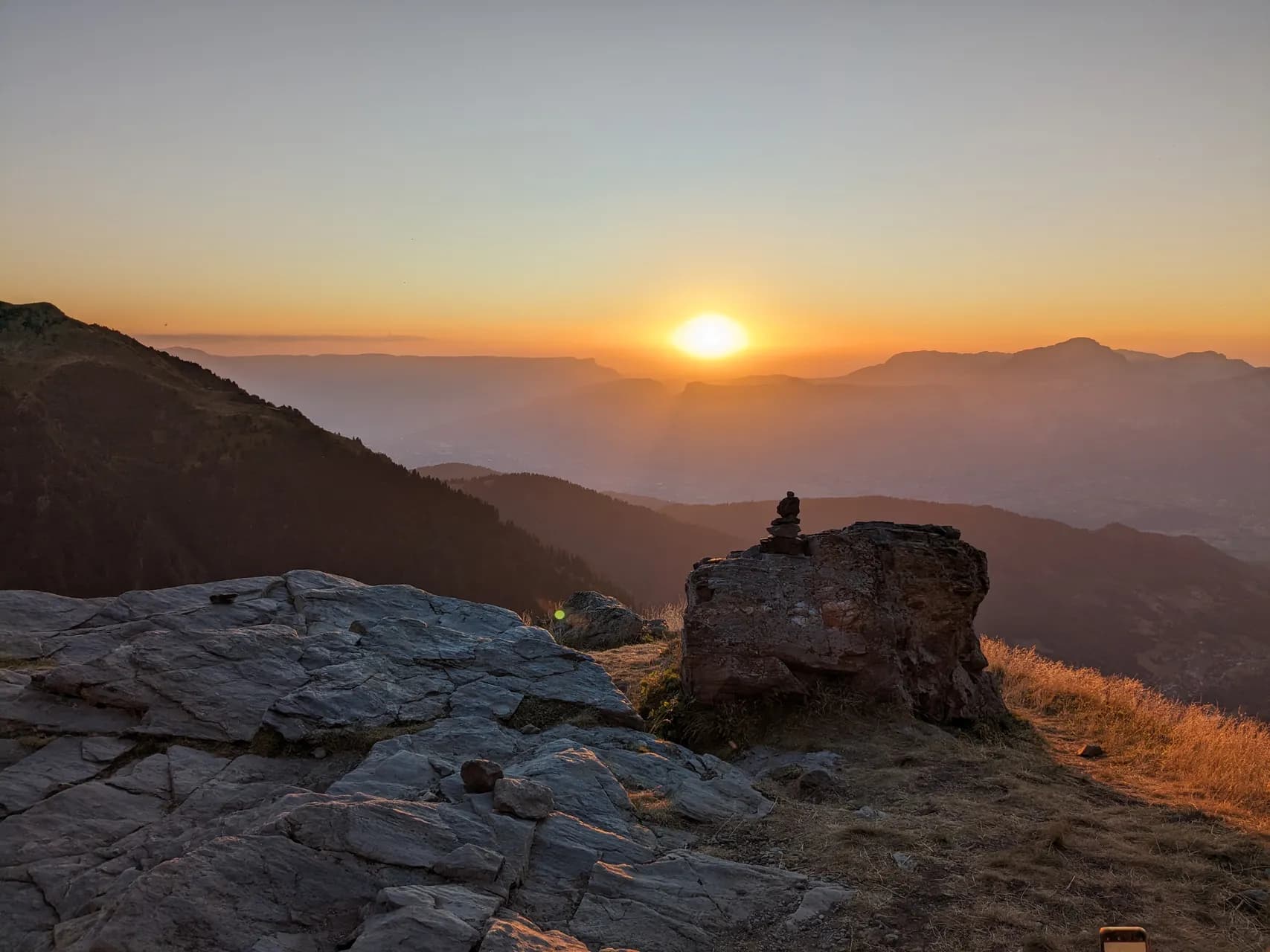 Sunset from the Jean Collet refuge