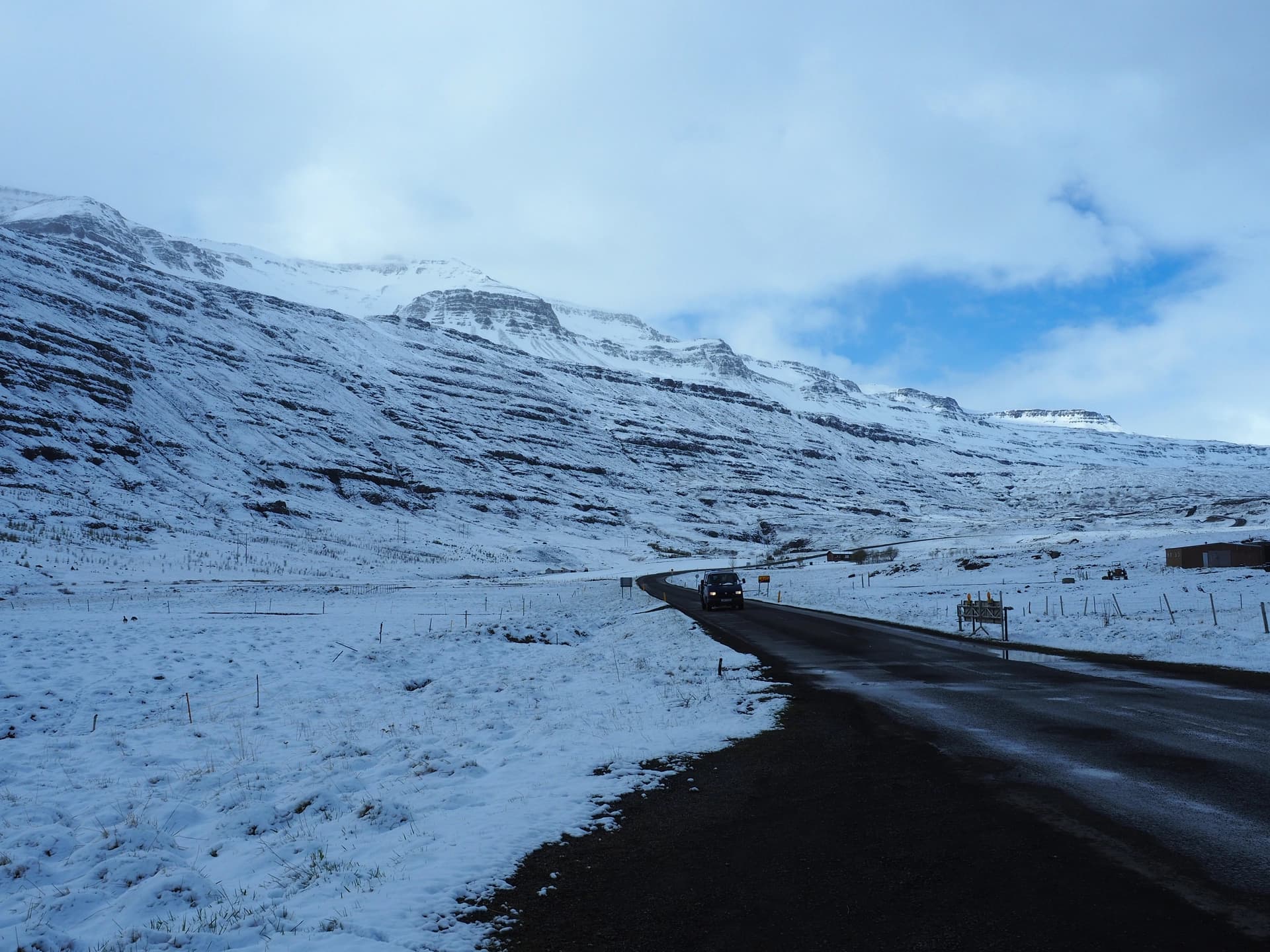 Col sur la route 93 en provenance de Seyðisfjörður