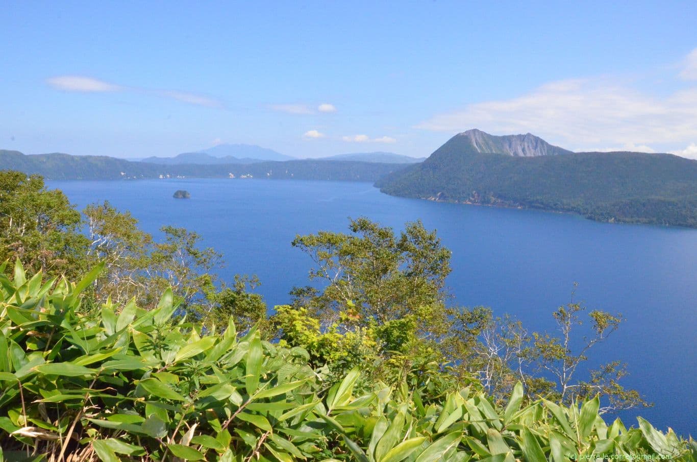 Vue du lake Mashu