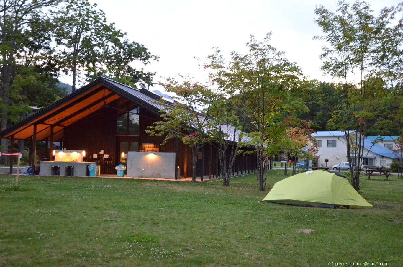 Camping sur la péninsule Wakoto