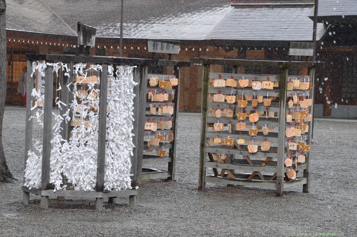 Voeux au temple Hokkaidō Jingu à SAPPORO