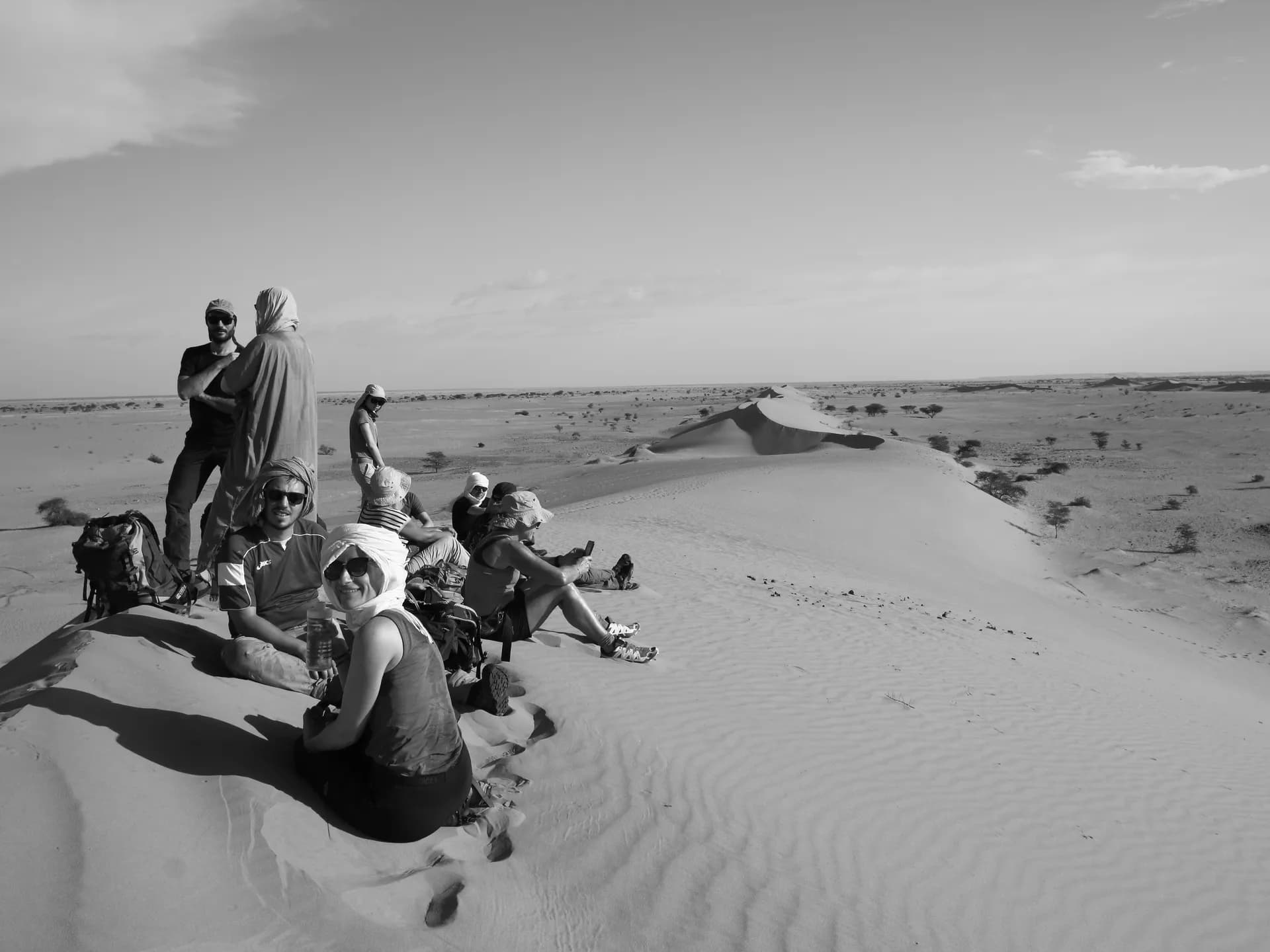 Pause on a dune (photo credit Sandrine)