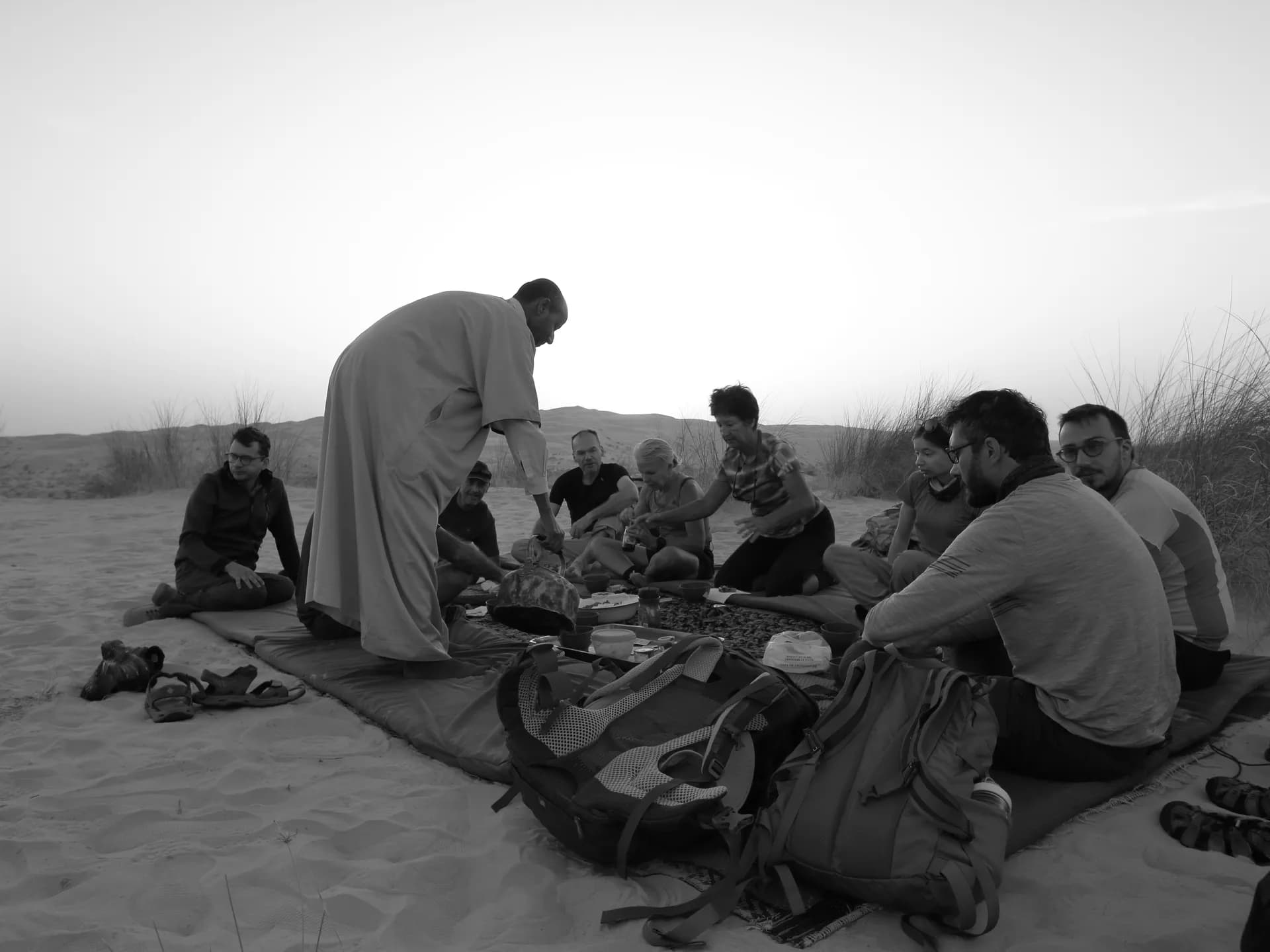 Breakfast break (photo credit Sandrine)