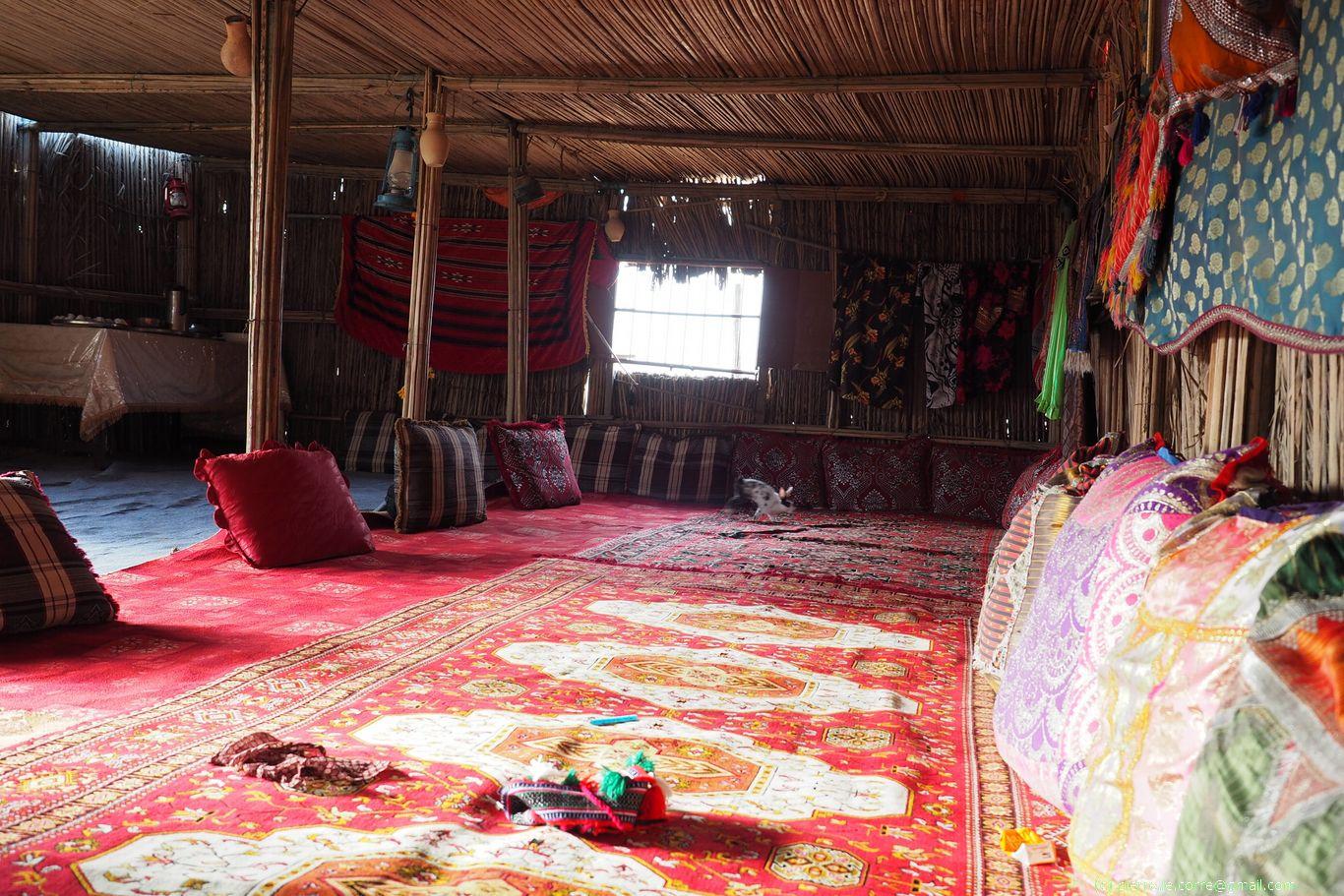 bedouin tent interior