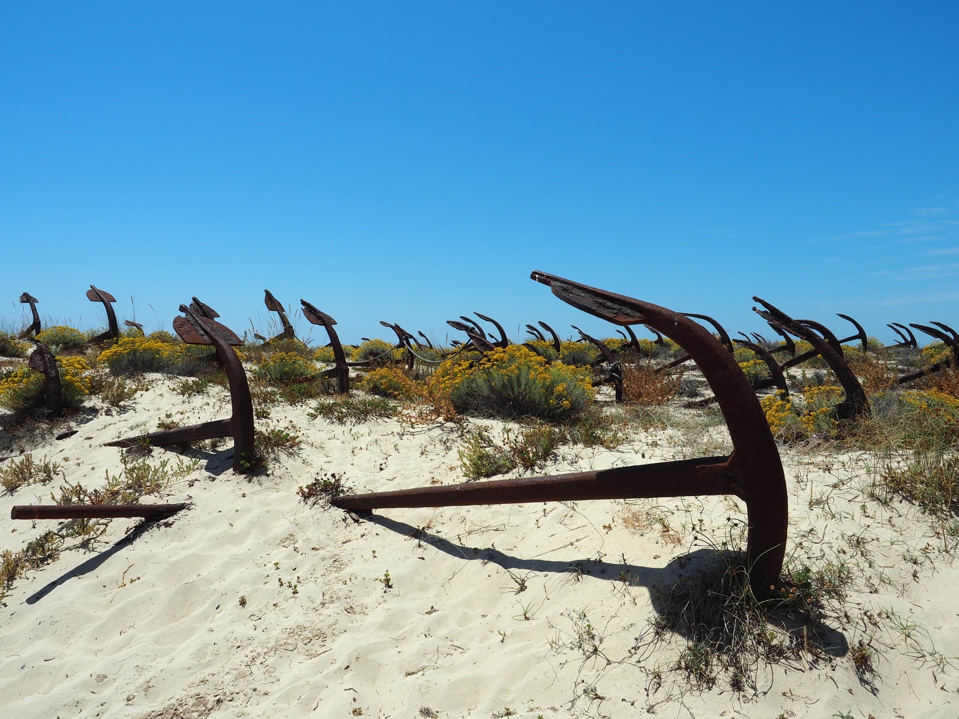 Cimetière des Ancres - Praia do Barril, Santa Lucia (Est de l'Algarve)