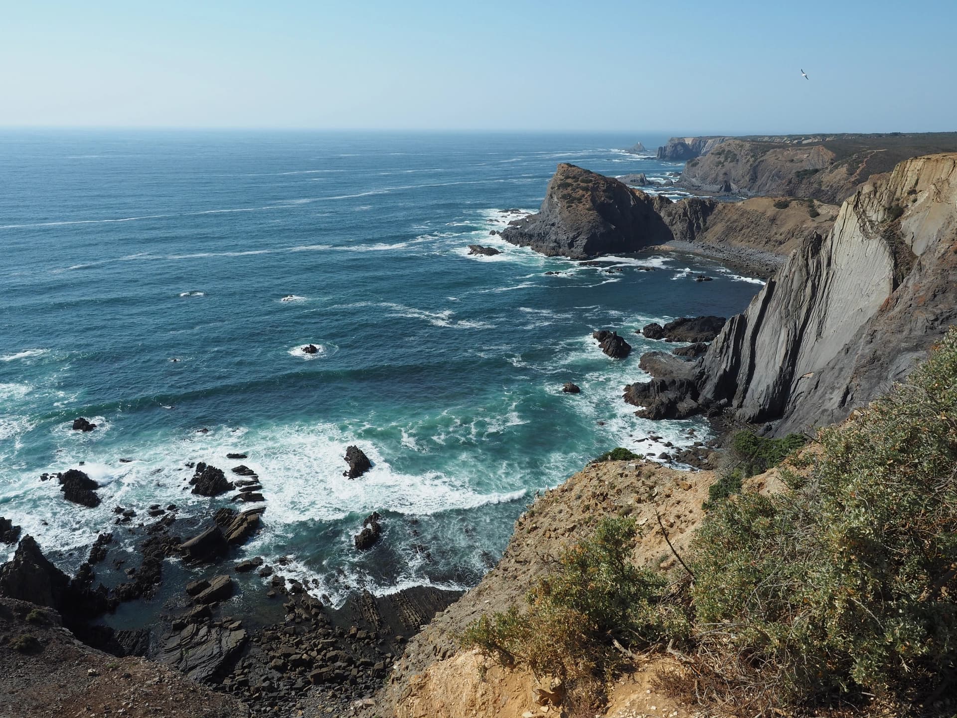 Côtes rocheuses autour de Praia ar Bordeira