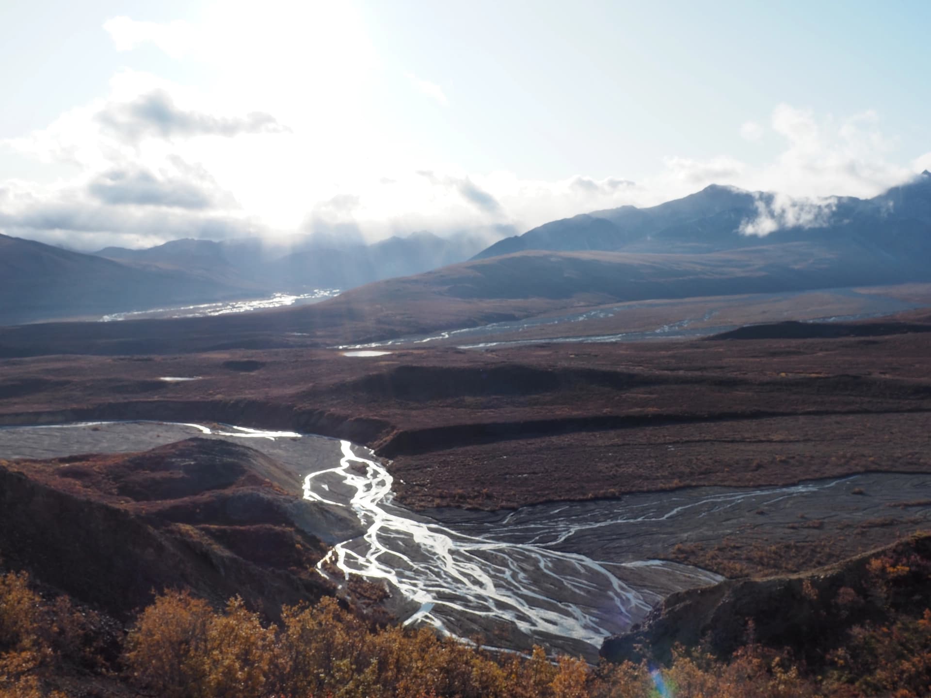 Polychrome Overlook (on Denali Park Road, on the round trip to Wonder Lake (approximately 11 hours)