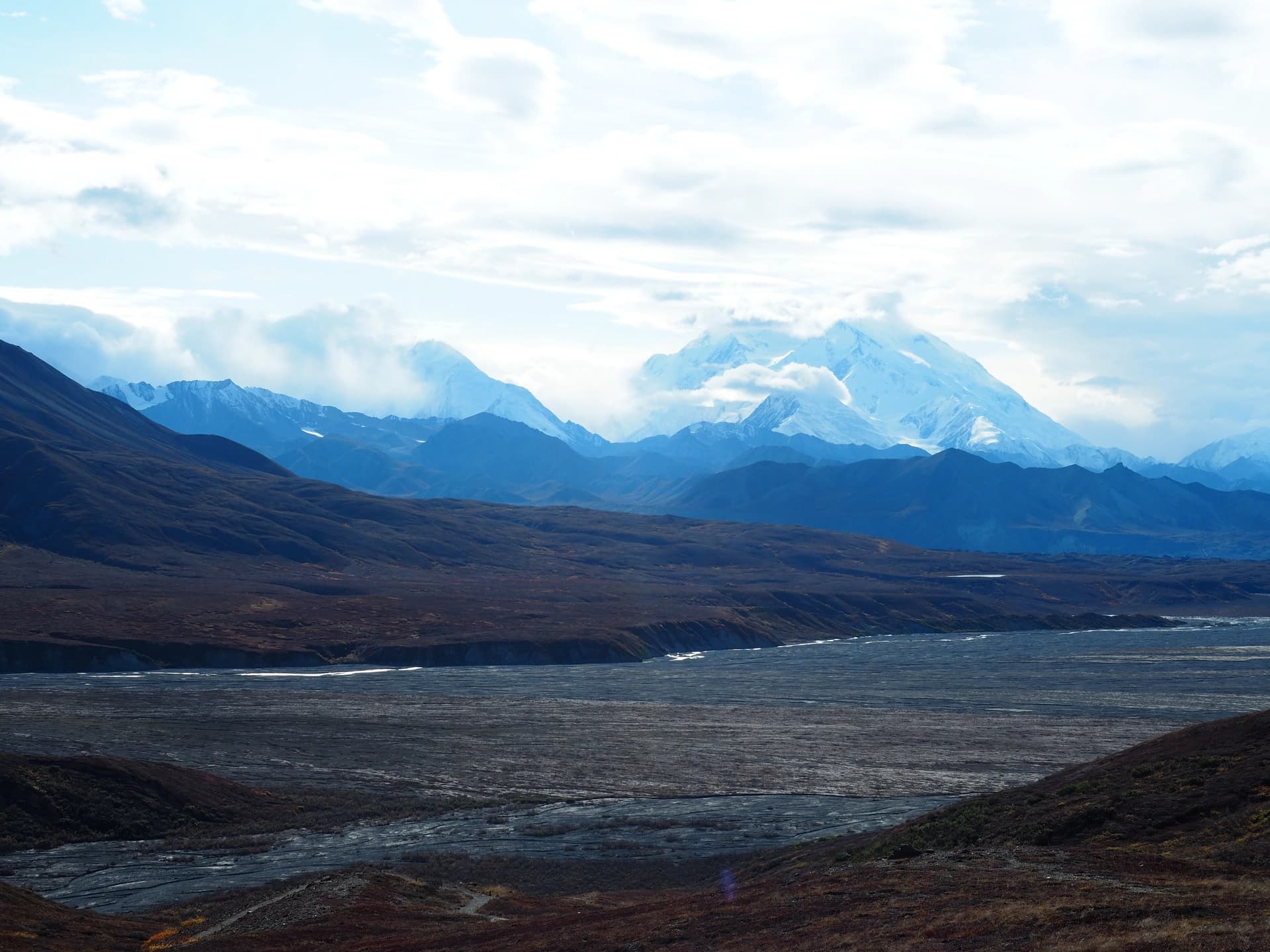 On the road between Teklanika River Campground and Wonder lake