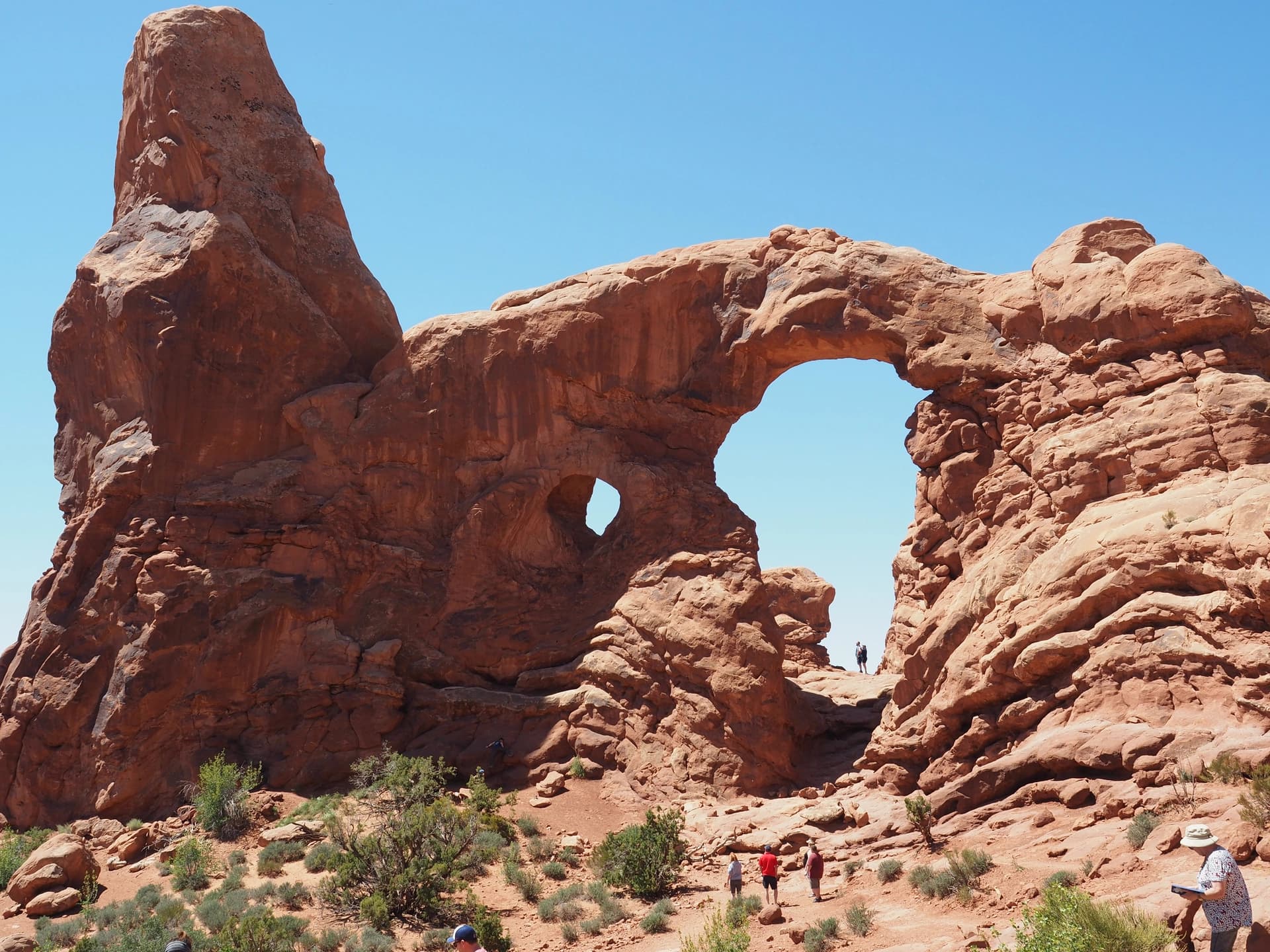 Arche Turret dans le parc national des Arches, Utah