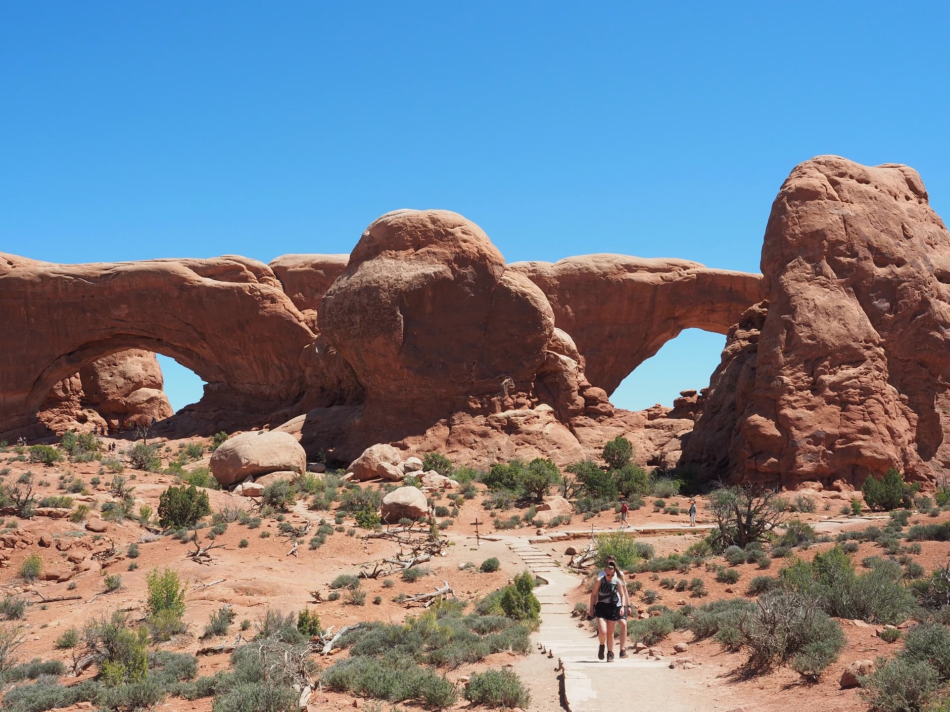 Arches Nord et Sud dans le parc national des Arches, Utah
